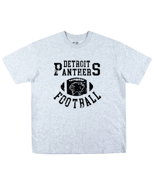NAVYTEAM（ネイビーチーム）の「PANTHERS FOOTBALL 半袖Tシャツ(7色)（Tシャツ/カットソー・レディース・ブラック/ネイビー/ブラック×グレー/ホワイト×グリーン/イエロー×グレー/ホワイト×ネイビー/ホワイト×ブラック・SMALL/MEDIUM/LARGE/X-LARGE）」の14枚目の写真