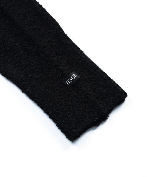 ASON(アズオン)の「KIRA OFF-SHOULDER KNIT / BLACK(ニット/セーター・レディース・その他・FREE)」の5枚目の写真