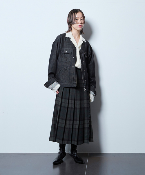 CITYSHOP(シティーショップ)の「FRINGE シャツ(シャツ/ブラウス・レディース・ホワイト/ブラック・FREE)」の10枚目の写真