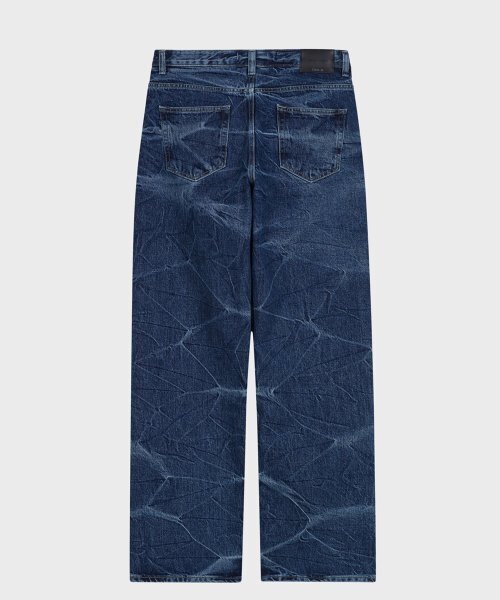 BRANDED（ブランデッド）の「51028 KURABO INDIGO MARBLE JEANS [WIDE STRAIGHT]（デニムパンツ・メンズ・その他・34/30）」の5枚目の写真