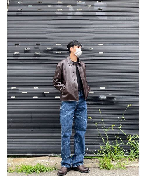 BRANDED（ブランデッド）の「51028 KURABO INDIGO MARBLE JEANS [WIDE STRAIGHT]（デニムパンツ・メンズ・その他・34/30）」の7枚目の写真