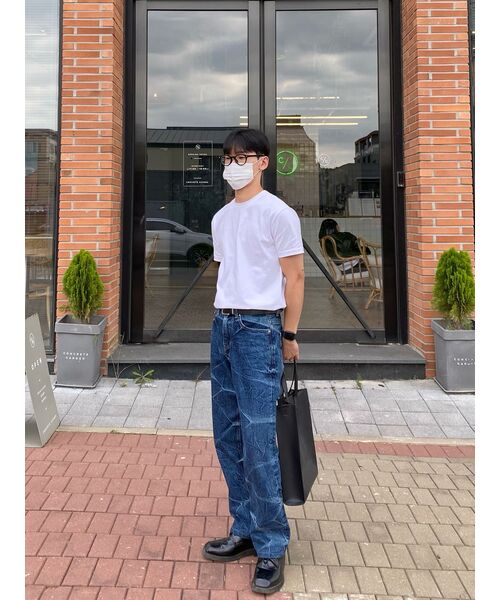 BRANDED（ブランデッド）の「51028 KURABO INDIGO MARBLE JEANS [WIDE STRAIGHT]（デニムパンツ・メンズ・その他・34/30）」の12枚目の写真