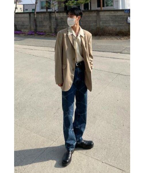 BRANDED（ブランデッド）の「51028 KURABO INDIGO MARBLE JEANS [WIDE STRAIGHT]（デニムパンツ・メンズ・その他・34/30）」の17枚目の写真