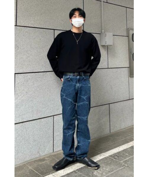 BRANDED（ブランデッド）の「51028 KURABO INDIGO MARBLE JEANS [WIDE STRAIGHT]（デニムパンツ・メンズ・その他・34/30）」の19枚目の写真