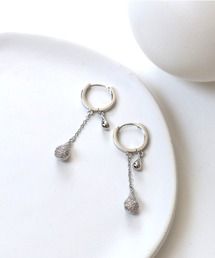 キュービックドロップワンタッチピアス