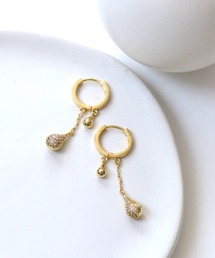 キュービックドロップワンタッチピアス