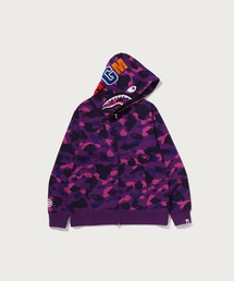 A BATHING APE | COLOR CAMO SHARK FULL ZIP HOODIE(パーカー)