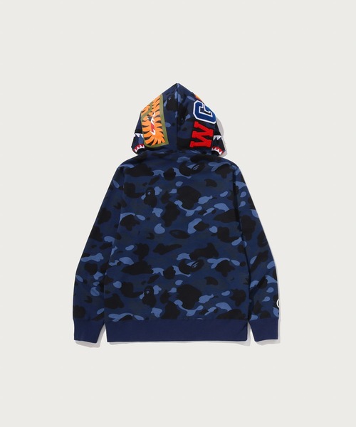 A BATHING APE(アベイシングエイプ)の「COLOR CAMO SHARK FULL ZIP HOODIE(パーカー・メンズ・ブラック/パープル/ネイビー/レッド・MEDIUM/XX-LARGE/SMALL/XXX-LARGE/LARGE/X-LARGE)」の10枚目の写真