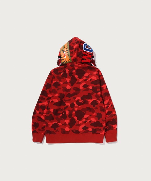 A BATHING APE(アベイシングエイプ)の「COLOR CAMO SHARK FULL ZIP HOODIE(パーカー・メンズ・ブラック/パープル/ネイビー/レッド・MEDIUM/XX-LARGE/SMALL/XXX-LARGE/LARGE/X-LARGE)」の12枚目の写真