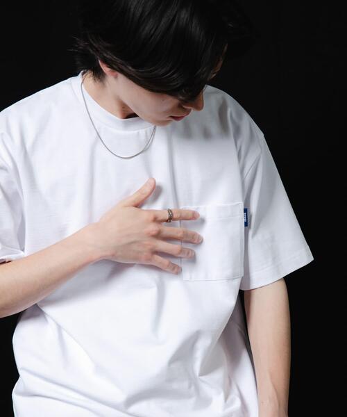 SENSE OF PLACE by URBAN RESEARCH（センスオブプレイスバイアーバンリサーチ）の「『UR TECH ひやサラクール』リラックスポケットTシャツ（Tシャツ/カットソー・メンズ・イエロー/ブラウン/ブラック/ホワイト・MEDIUM/LARGE）」の12枚目の写真