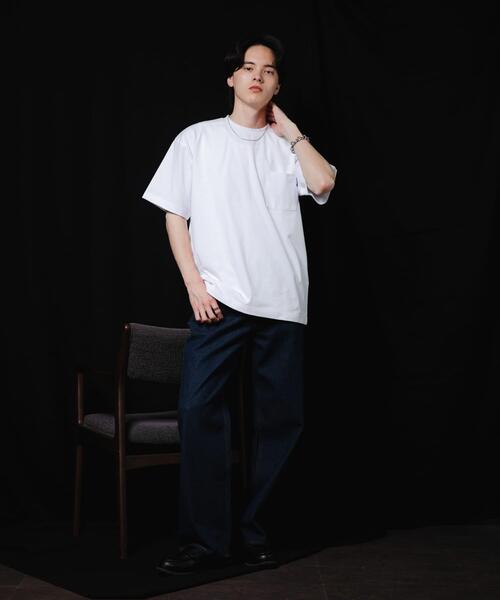 SENSE OF PLACE by URBAN RESEARCH（センスオブプレイスバイアーバンリサーチ）の「『UR TECH ひやサラクール』リラックスポケットTシャツ（Tシャツ/カットソー・メンズ・イエロー/ブラウン/ブラック/ホワイト・MEDIUM/LARGE）」の15枚目の写真