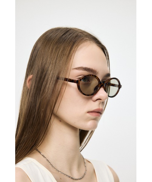 MOUSSY(マウジー)の「CLASSIC OVAL アイウェア(サングラス・レディース・ブラック/ブラウン系その他・FREE)」の18枚目の写真