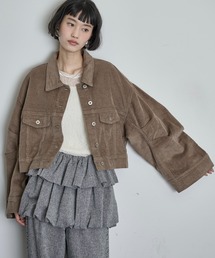 タックワイドスリーブコーデュロイジャケット