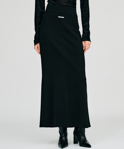 PRANK PROJECT(プランクプロジェクト)の「【2026Autumn Pre-Order】リブナロースカート / Rib Narrow Skirt(スカート・レディース・ブラウン/グレー/ブラック・38/36)」の1枚目の写真