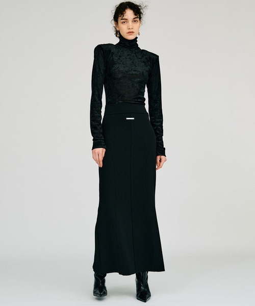 PRANK PROJECT(プランクプロジェクト)の「【2026Autumn Pre-Order】リブナロースカート / Rib Narrow Skirt(スカート・レディース・ブラウン/グレー/ブラック・38/36)」の16枚目の写真