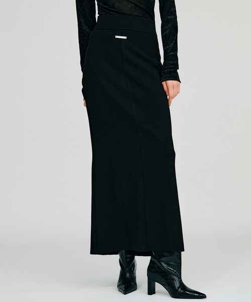 PRANK PROJECT(プランクプロジェクト)の「【2026Autumn Pre-Order】リブナロースカート / Rib Narrow Skirt(スカート・レディース・ブラウン/グレー/ブラック・38/36)」の18枚目の写真