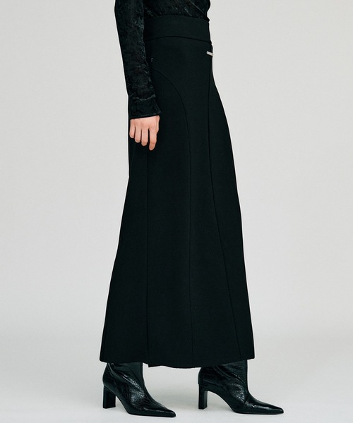 PRANK PROJECT(プランクプロジェクト)の「【2026Autumn Pre-Order】リブナロースカート / Rib Narrow Skirt(スカート・レディース・ブラウン/グレー/ブラック・38/36)」の5枚目の写真