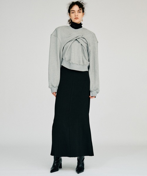 PRANK PROJECT(プランクプロジェクト)の「【2026Autumn Pre-Order】リブナロースカート / Rib Narrow Skirt(スカート・レディース・ブラウン/グレー/ブラック・38/36)」の17枚目の写真
