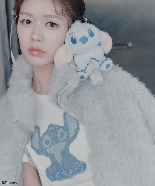 OLIVE des OLIVE（オリーブデオリーブ）の「Ｓｔｉｔｃｈ　ぬいぐるみチャーム（チャーム・レディース・サックスブルー・FREE）」の5枚目の写真