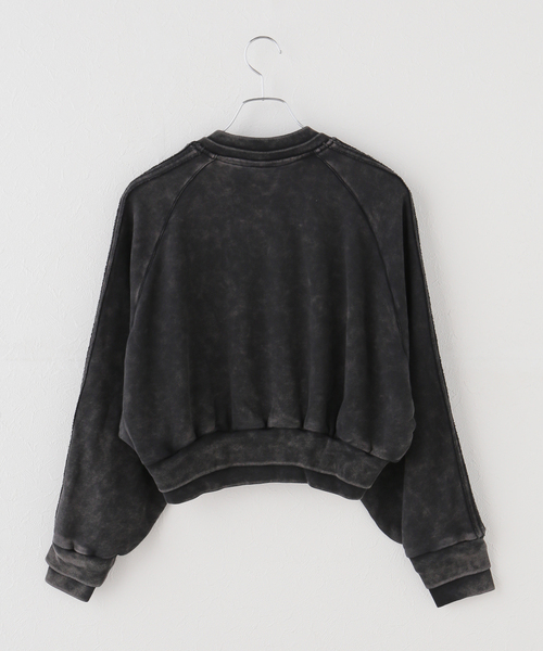 adidas Originals(アディダスオリジナルス)の「adidas originals / アディダス オリジナルス SST DOUBLE LAYERED CROPPED TRACK(ブルゾン・レディース・ブラック/カーキ・MEDIUM)」の16枚目の写真