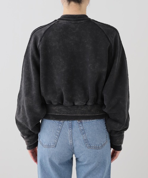 adidas Originals(アディダスオリジナルス)の「adidas originals / アディダス オリジナルス SST DOUBLE LAYERED CROPPED TRACK(ブルゾン・レディース・ブラック/カーキ・MEDIUM)」の14枚目の写真