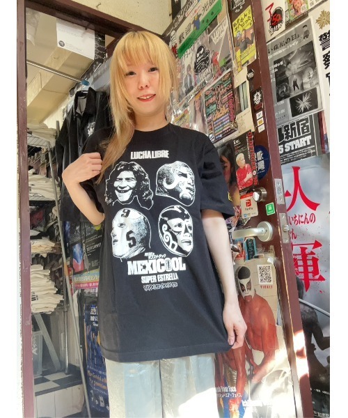 ハードコアチョコレート(ハードコアチョコレート)の「メキシクール7 SUPER ESTRELLA(ジャベブラック)(Tシャツ/カットソー・メンズ・ブラック・X-LARGE/LARGE/XX-LARGE)」の2枚目の写真