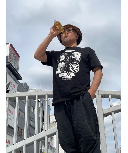 ハードコアチョコレート(ハードコアチョコレート)の「メキシクール7 SUPER ESTRELLA(ジャベブラック)(Tシャツ/カットソー・メンズ・ブラック・X-LARGE/LARGE/XX-LARGE)」の9枚目の写真