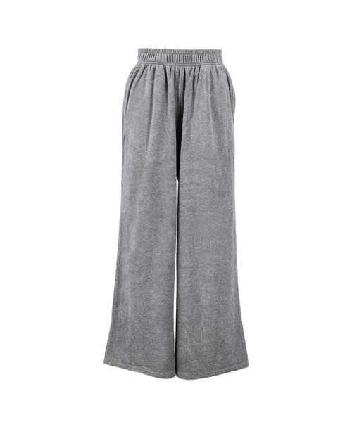 coca(coca)(コカ)の「コットンベロアワイドパンツ(その他パンツ・レディース・ブラック/グレー・S/M/L)」の16枚目の写真