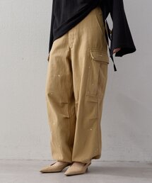 【穿くだけで決まる】ペイントカーゴパンツ