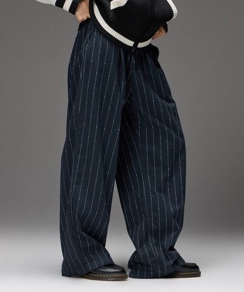 X-girl(エックスガール)の「LOOSE FIT EASY PANTS(チノパンツ・レディース・ベージュ/ブラック/マルチ・S/M)」の12枚目の写真