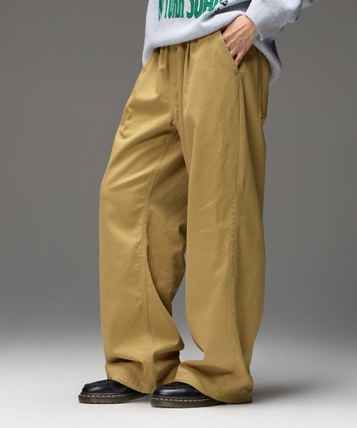X-girl(エックスガール)の「LOOSE FIT EASY PANTS(チノパンツ・レディース・ベージュ/ブラック/マルチ・S/M)」の18枚目の写真