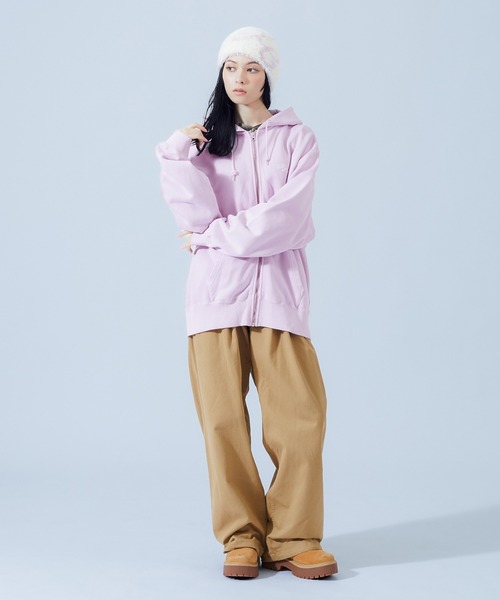X-girl(エックスガール)の「LOOSE FIT EASY PANTS(チノパンツ・レディース・ベージュ/ブラック/マルチ・S/M)」の7枚目の写真