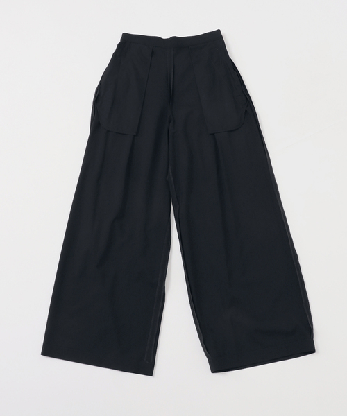 AP STUDIO（エーピーストゥディオ）の「SPWOOL パンツ（スラックス・レディース・モカ/ブラック・36/38/34）」の12枚目の写真