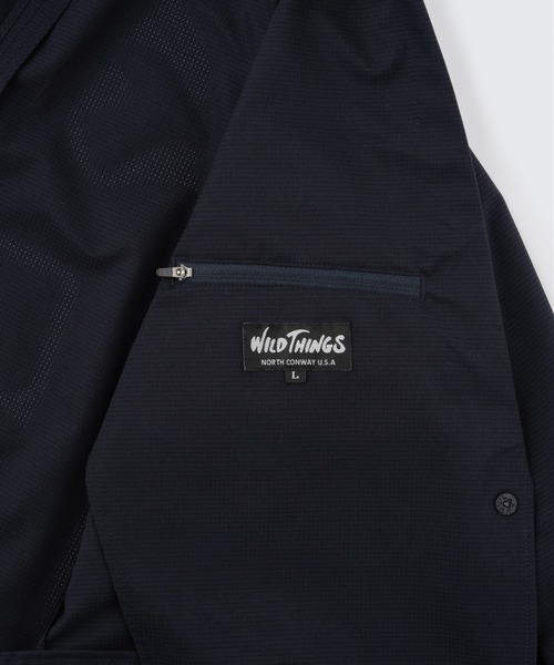 WILD THINGS（ワイルドシングス）の「ブリーザブル ブースター ジャケット│BREATHABLE BOOSTER JACKET（テーラードジャケット・メンズ・ネイビー/アッシュ/ブラック・M/L/S）」の6枚目の写真
