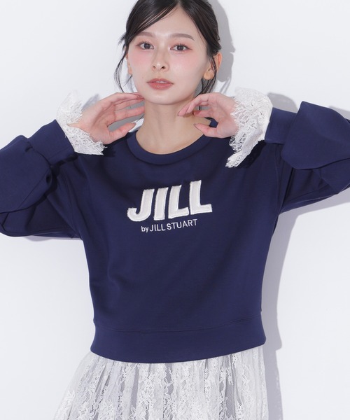 JILL by JILL STUART(ジルバイジルスチュアート)の「フェイクファーロゴスウェット(スウェット・レディース・グレー/ネイビー/ピンク・FREE)」の3枚目の写真