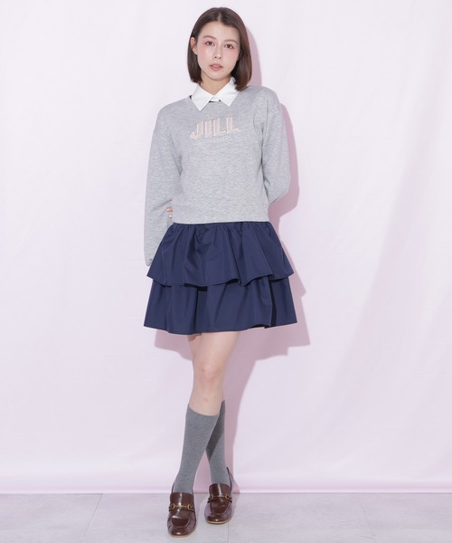 JILL by JILL STUART(ジルバイジルスチュアート)の「フェイクファーロゴスウェット(スウェット・レディース・グレー/ネイビー/ピンク・FREE)」の5枚目の写真