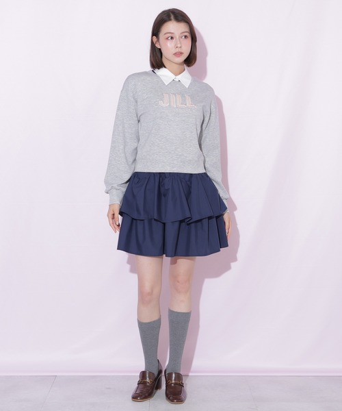 JILL by JILL STUART(ジルバイジルスチュアート)の「フェイクファーロゴスウェット(スウェット・レディース・グレー/ネイビー/ピンク・FREE)」の7枚目の写真
