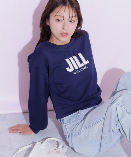 JILL by JILL STUART(ジルバイジルスチュアート)の「フェイクファーロゴスウェット(スウェット・レディース・グレー/ネイビー/ピンク・FREE)」の18枚目の写真