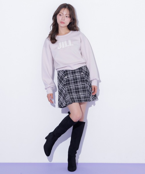 JILL by JILL STUART(ジルバイジルスチュアート)の「フェイクファーロゴスウェット(スウェット・レディース・グレー/ネイビー/ピンク・FREE)」の15枚目の写真