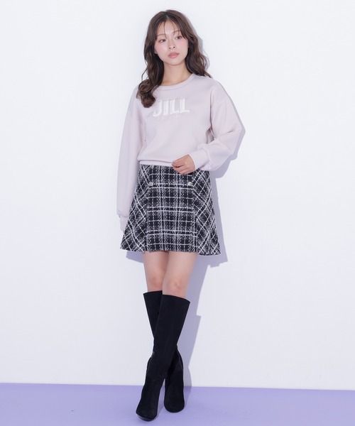 JILL by JILL STUART(ジルバイジルスチュアート)の「フェイクファーロゴスウェット(スウェット・レディース・グレー/ネイビー/ピンク・FREE)」の16枚目の写真