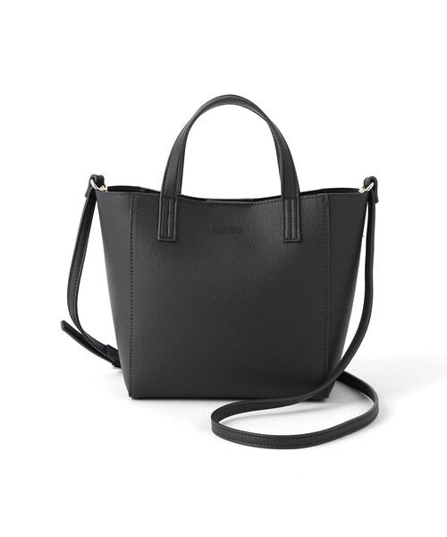 MACKINTOSH PHILOSOPHY（ﾏｯｷﾝﾄｯｼｭ ﾌｨﾛｿﾌｨｰ）の「ミニショルダースクエアトート（ハンドバッグ・レディース・ブラック/ブラウン系その他3/ライトブルー・FREE）」の2枚目の写真