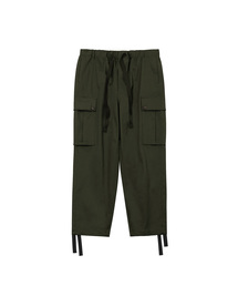 WIDE CARGO PANTS (OLIVE DRAB)