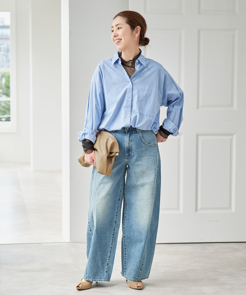 Spick & Span（スピックアンドスパン）の「ドットチュールプルオーバー（Tシャツ/カットソー・レディース・ホワイト系その他/ブラック・FREE）」の3枚目の写真