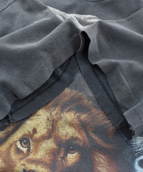 LABORATORY R(ラボラトリーアール)の「【USED】90’s “Animals” アニマル Tシャツ(Tシャツ/カットソー・メンズ・ブラック・X-LARGE)」の7枚目の写真