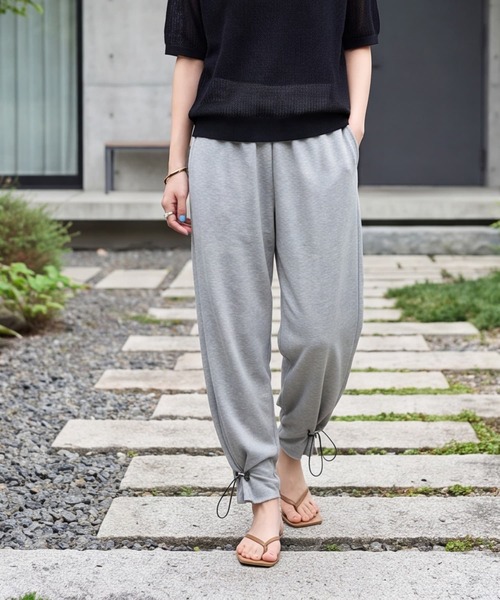 STYLE DELI（スタイルデリ）の「【DELI by】シルエットチェンジイージージョグパンツ（その他パンツ・メンズ・ブラック/グレー・M）」の3枚目の写真