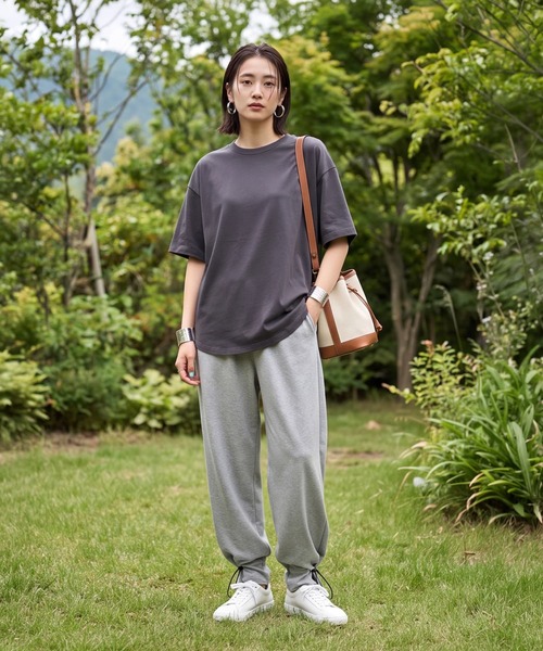 STYLE DELI（スタイルデリ）の「【DELI by】シルエットチェンジイージージョグパンツ（その他パンツ・メンズ・ブラック/グレー・M）」の5枚目の写真