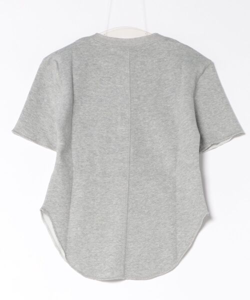 anuke(アンヌーク)の「anuke Halfsleeve Henley Tops(Tシャツ/カットソー・レディース・グレー/ブラウン・FREE)」の3枚目の写真