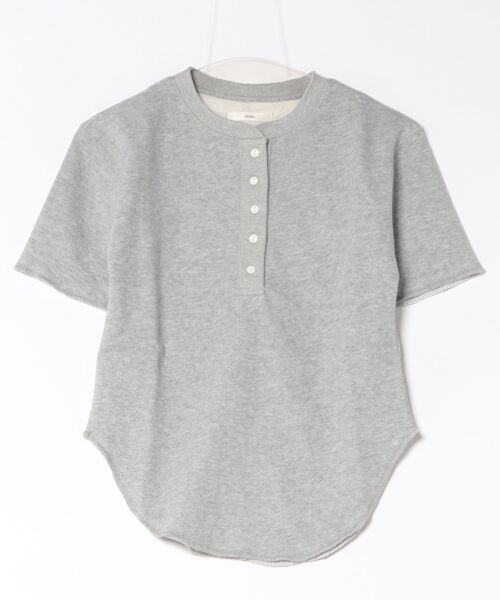 anuke(アンヌーク)の「anuke Halfsleeve Henley Tops(Tシャツ/カットソー・レディース・グレー/ブラウン・FREE)」の13枚目の写真