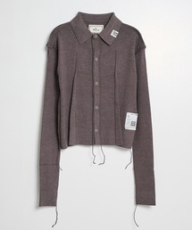MIHARAYASUHIRO（ミハラヤスヒロ）の「【Maison MIHARA YASUHIRO/メゾンミハラヤスヒロ】Inside-Out Knit Cardigan/ニットカーディガン（カーディガン/ボレロ）」