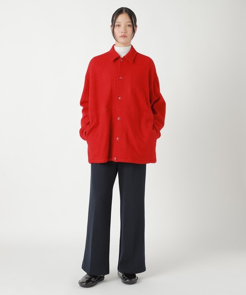 ZUCCa(ズッカ)の「MILLED WOOL JERSEY / ブルゾン(ブルゾン・レディース・レッド・M size/XL)」の3枚目の写真